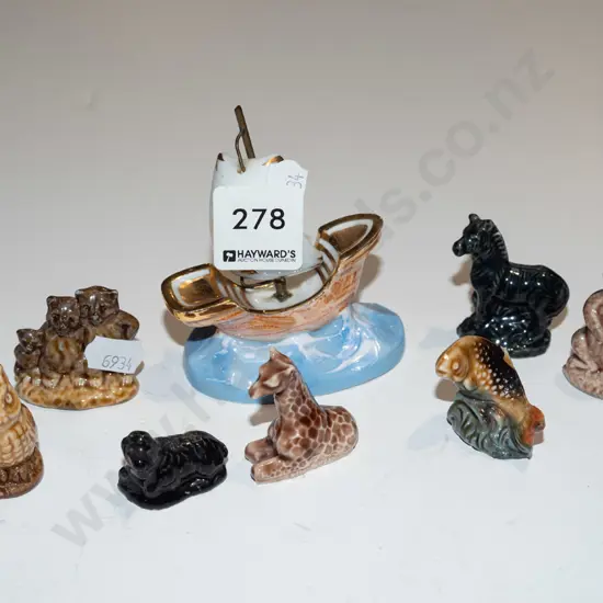 Wade Whimsies & sailing boat ornament