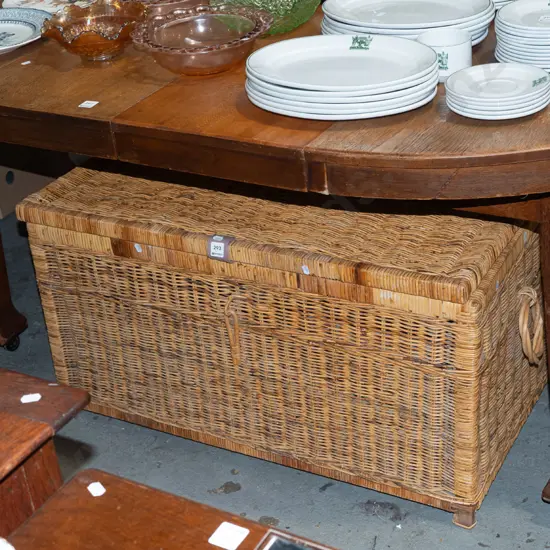 large cane blanket box H490 W940 D510