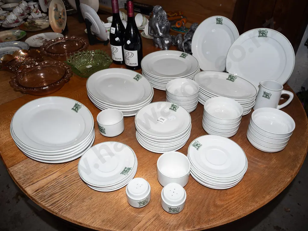 large assortment of City of Dunedin dinner items; plates, bowls, cups etc Image 1++
