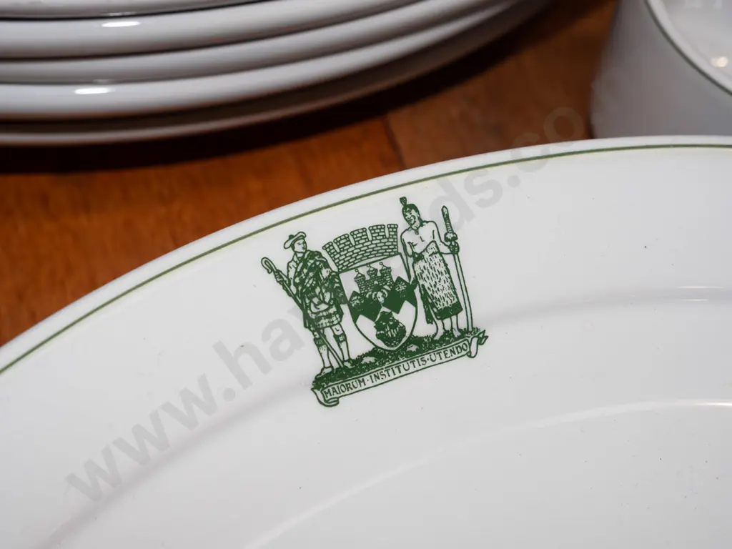 large assortment of City of Dunedin dinner items; plates, bowls, cups etc Image 1++