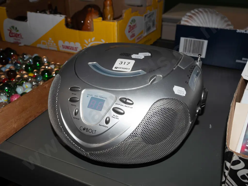 small Cobalt radio CD player Image 1++