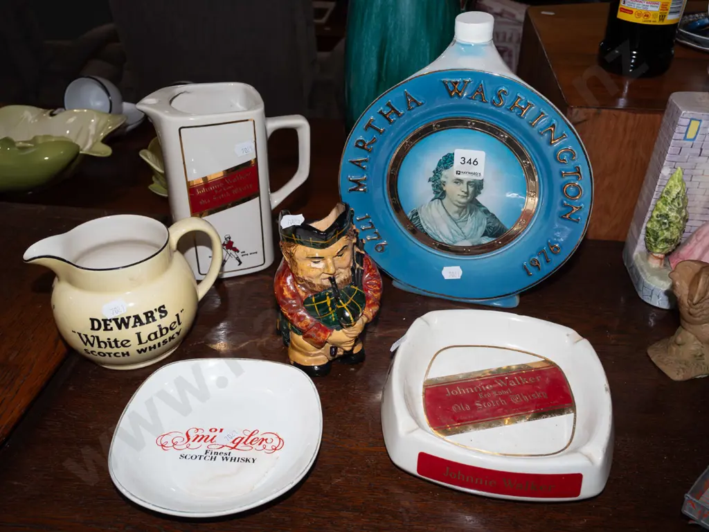 whisky advertising jugs, ashtrays, toby jug etc Image 1++