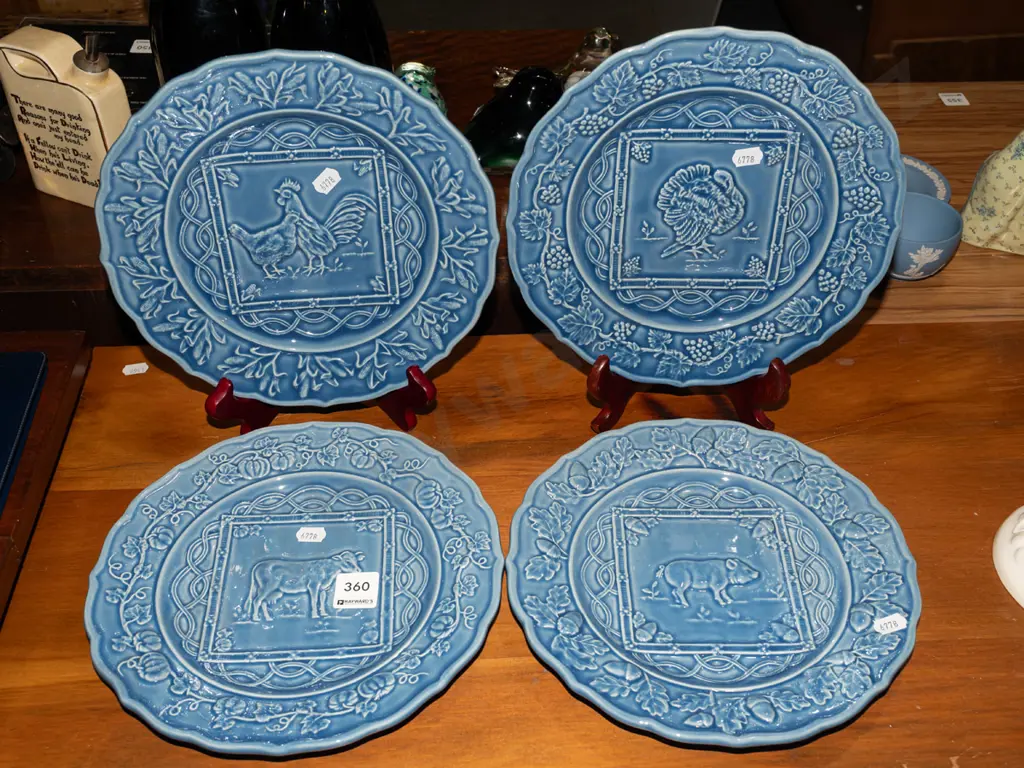 4x Portuguese cabinet plates Image 1++
