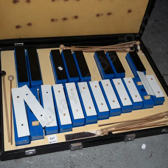 cased xylophone