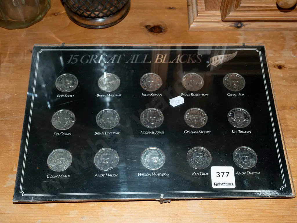15 Great All Blacks coin set Image 1++
