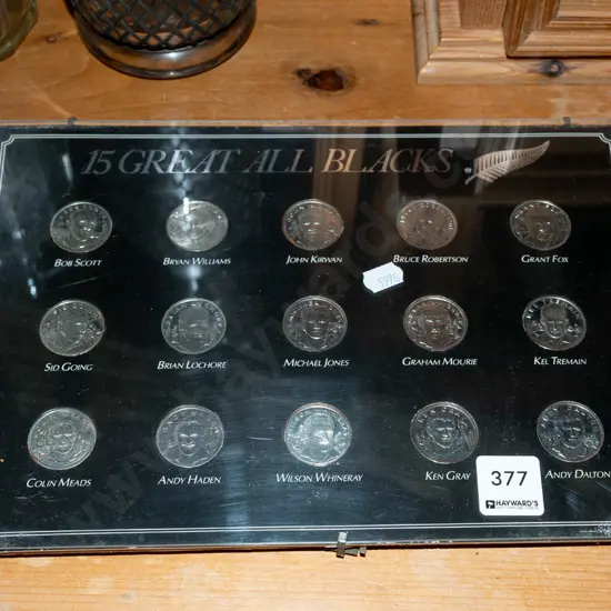 15 Great All Blacks coin set