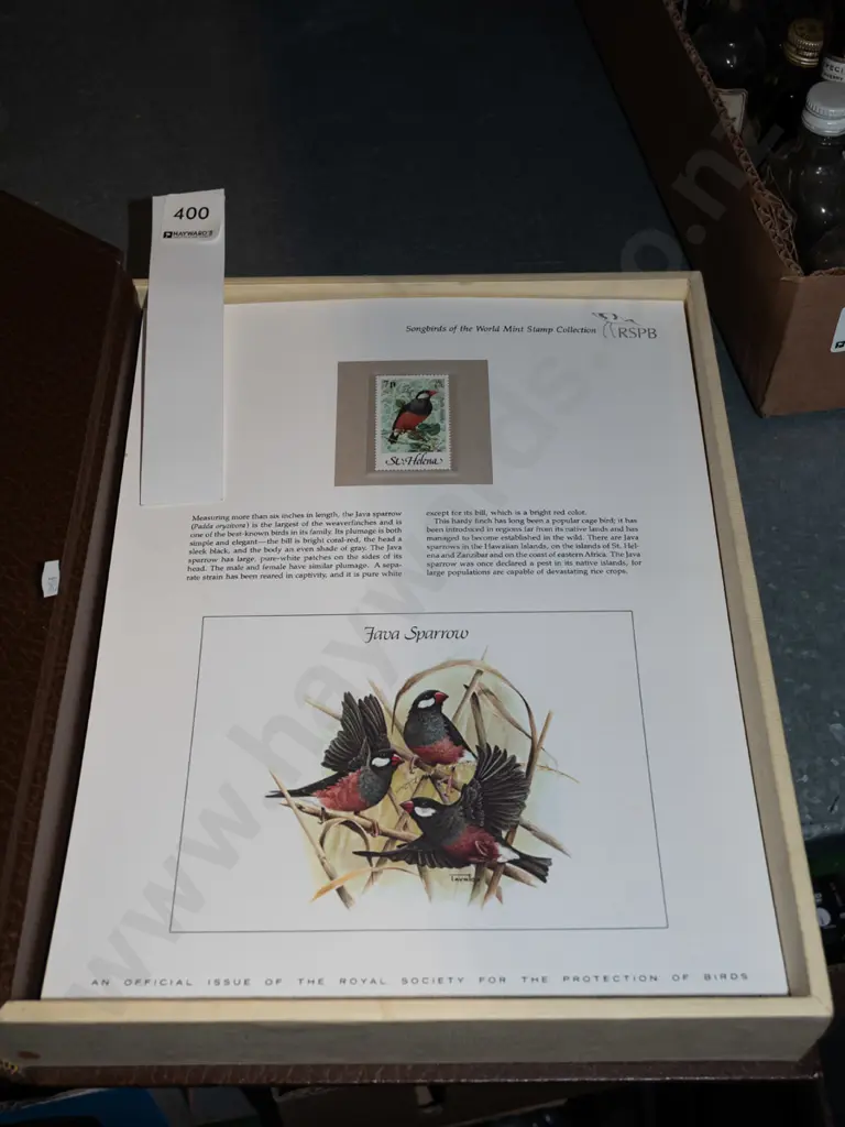 Song Birds of the World stamp collection Image 1++