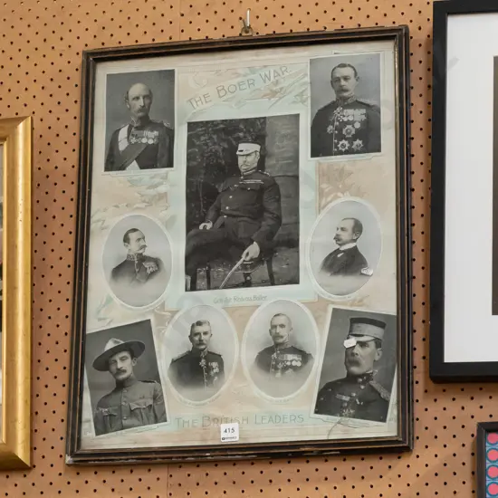 framed prints - British leaders -  Boer War