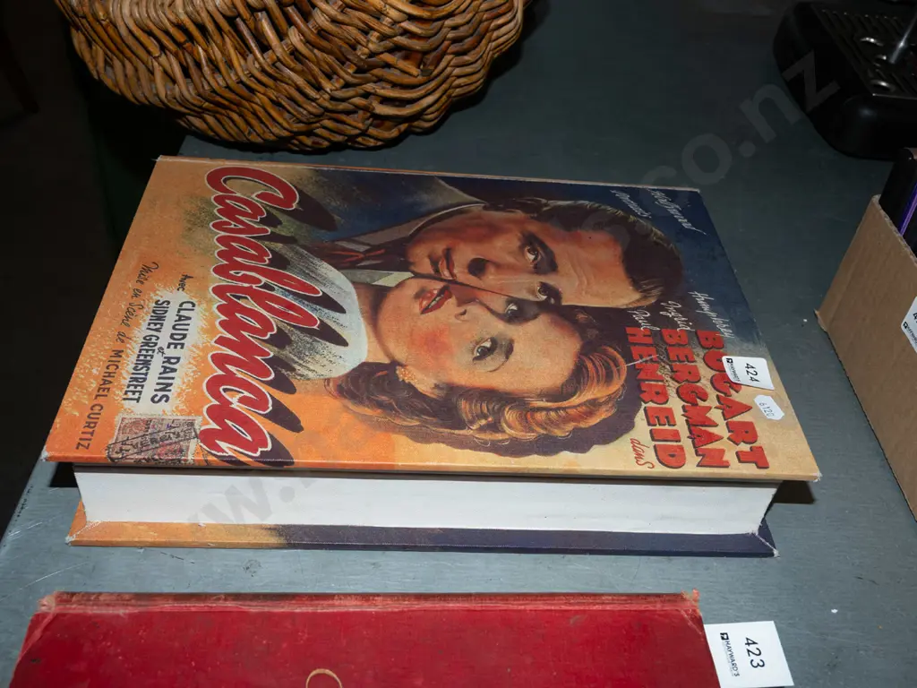 Casablanca book themed storage box Image 1++