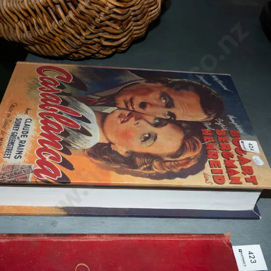 Casablanca book themed storage box