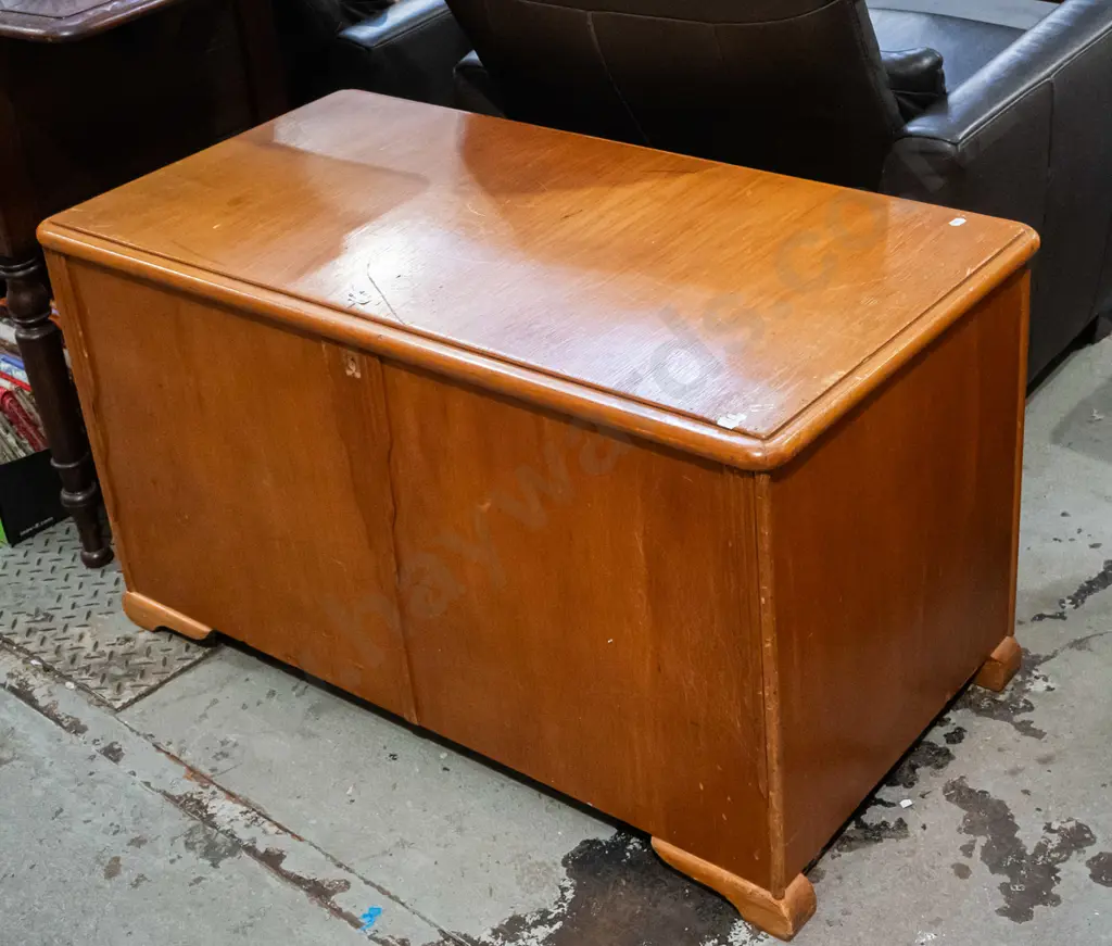 deco wooden blanket box Image 1++