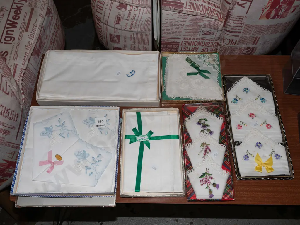 as new needlework  Irish linen - age Image 1++