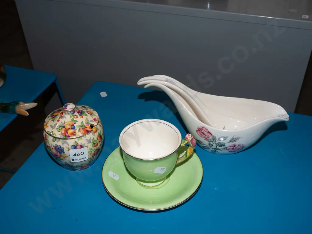 Royal Winton honey pot, cup, saucer, gravy boat etc Image 1++