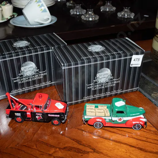 2x diecast Matchbox model vehicles