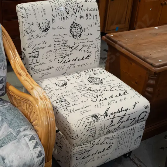 upholstered nursing chair with storage