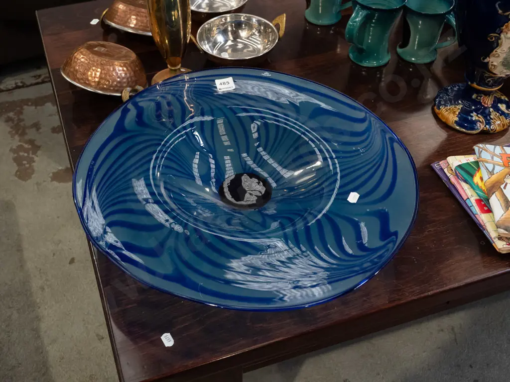 large Hokitika Glass bowl Diam485 Image 1++