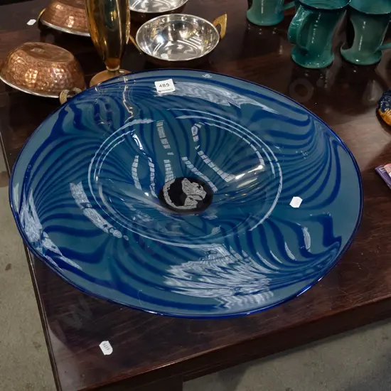 large Hokitika Glass bowl Diam485