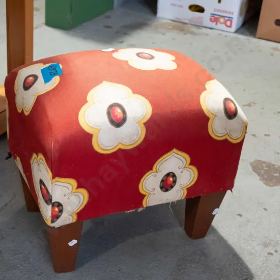 footstool - wear and stains
