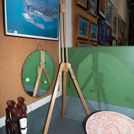 wooden artist easel