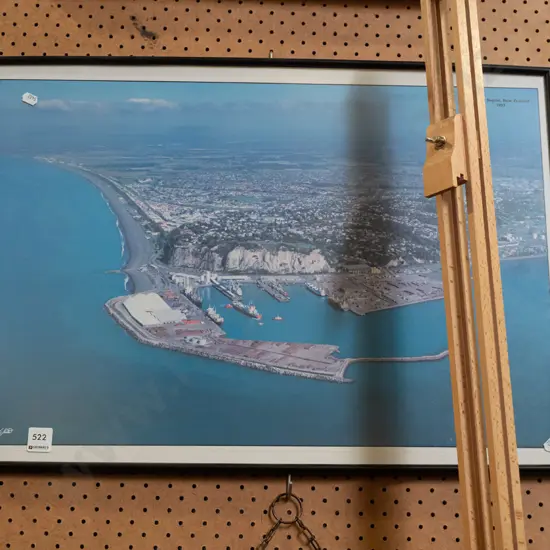 framed Thomas White poster print - Napier Port 1993