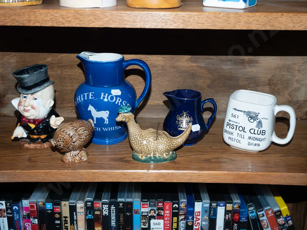whisky jugs, wade decanters, toby jug etc Image 1++