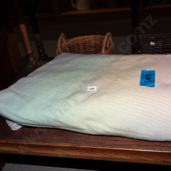 checked woollen blanket