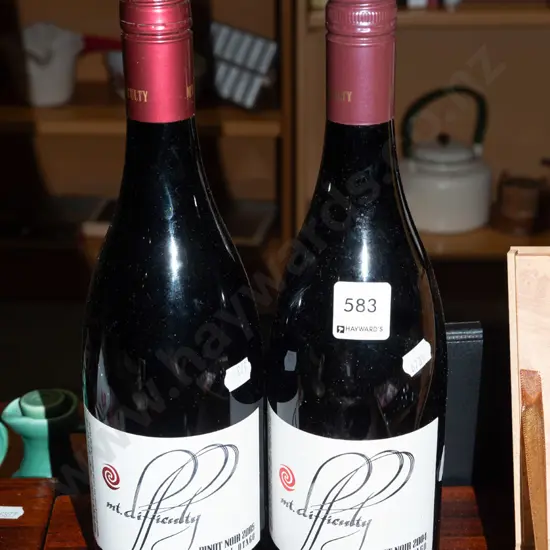 2x Mt Difficulty pinot noir 2004