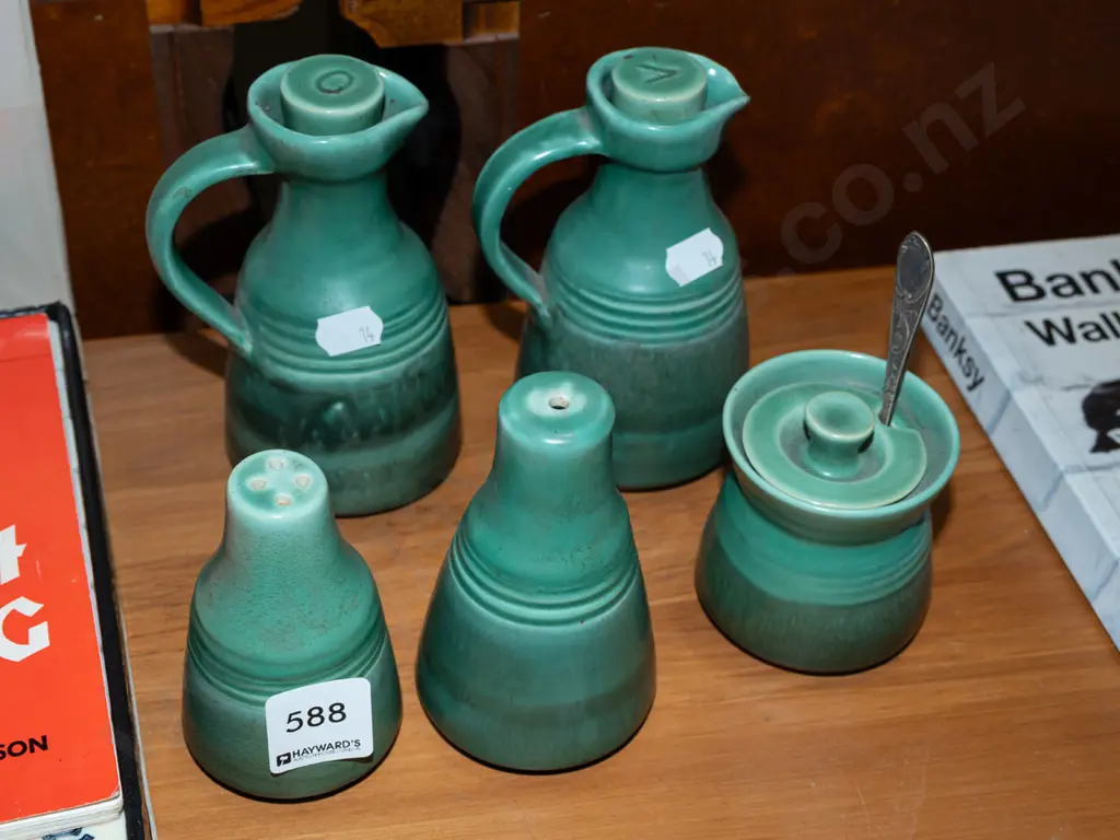 vinegar bottles, salt and peppers etc Image 1++
