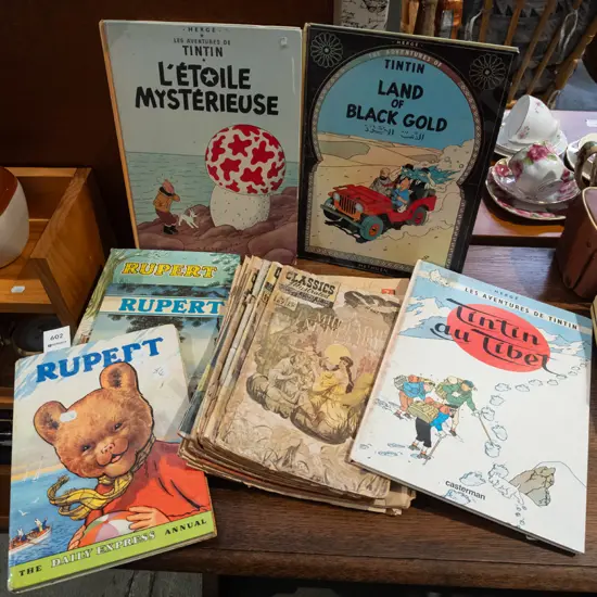 Rupert The Bear books and other comic books