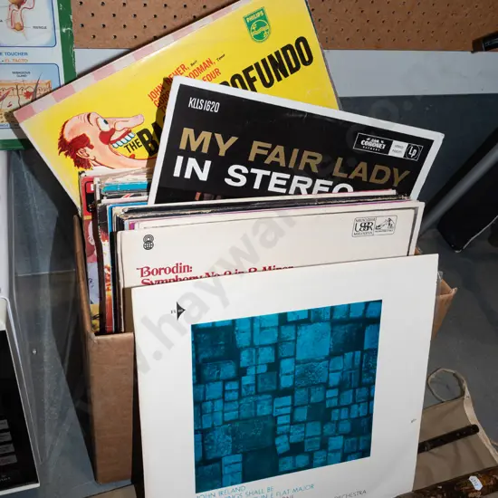 box; classical and other LPs