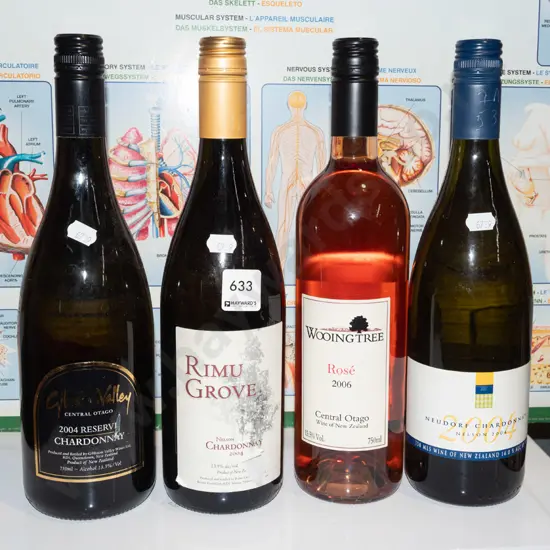 3x chardonnay 2004, 2006 rose