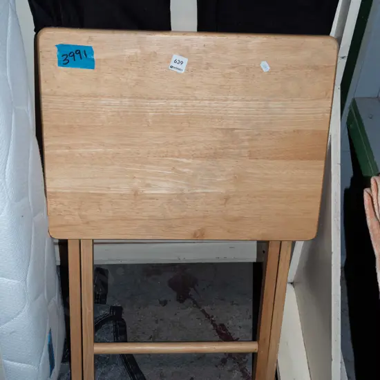 small pine foldaway table