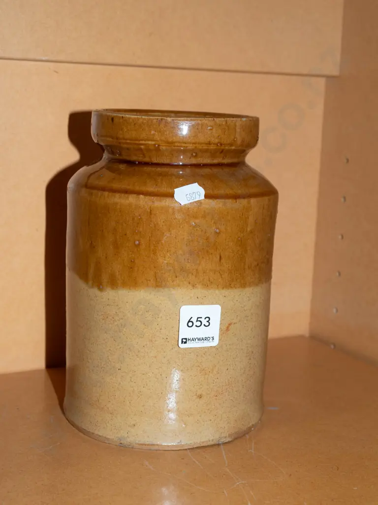 small salt glazed crock H20 Image 1++