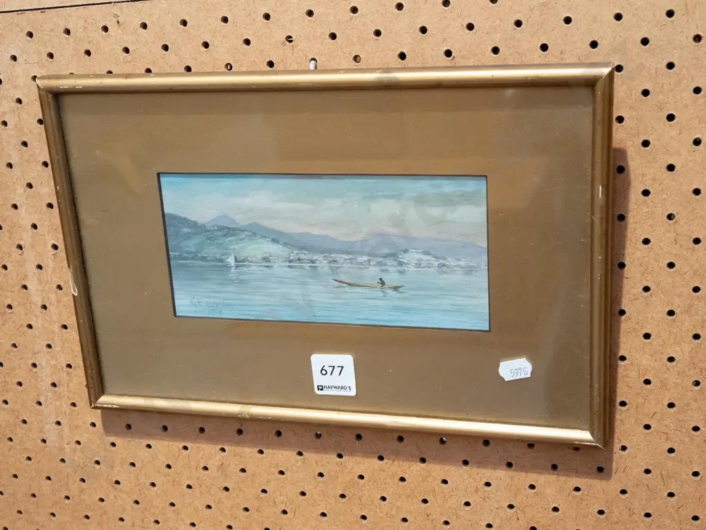 framed print - kayak on water Image 1++