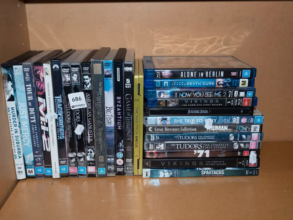 DVDs, blu rays Image 1++