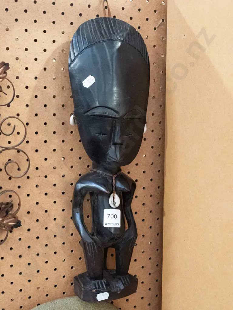 carved ebonised wood souvenir figure Image 1++
