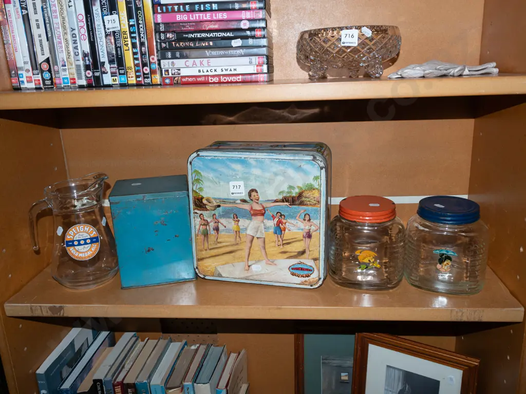 Speights jugs, vintage tins, lidded canisters Image 1++
