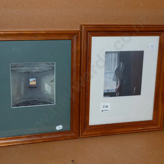 2x small  framed Grahame Sydney prints