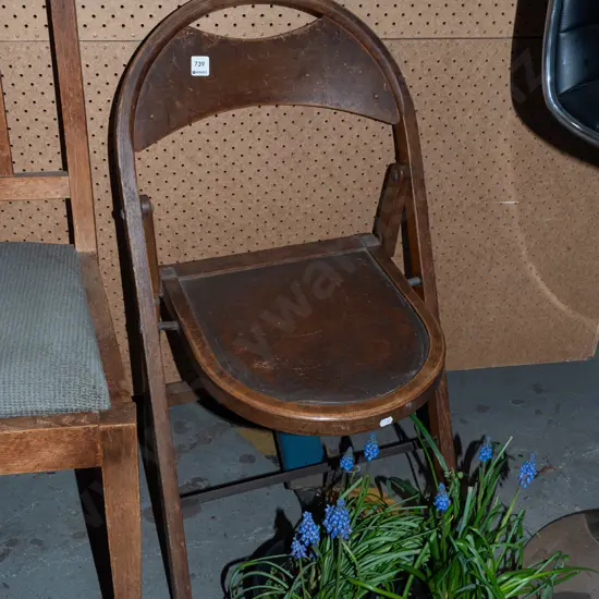 vintage bentwood fodaway deck chair