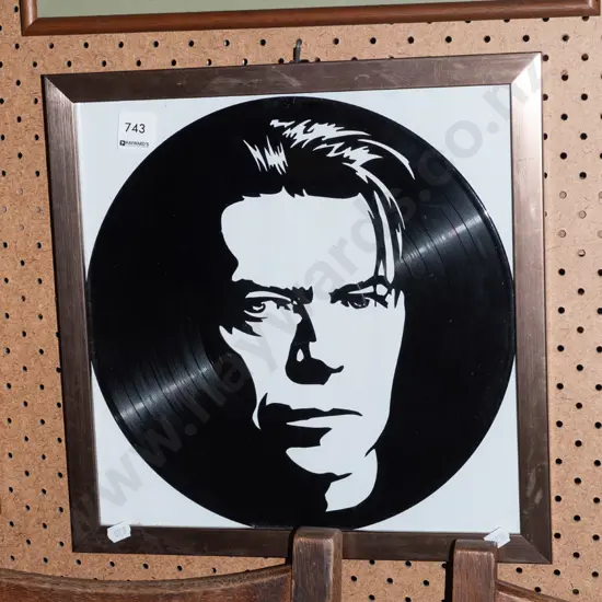 cut out record artwork - David Bowie