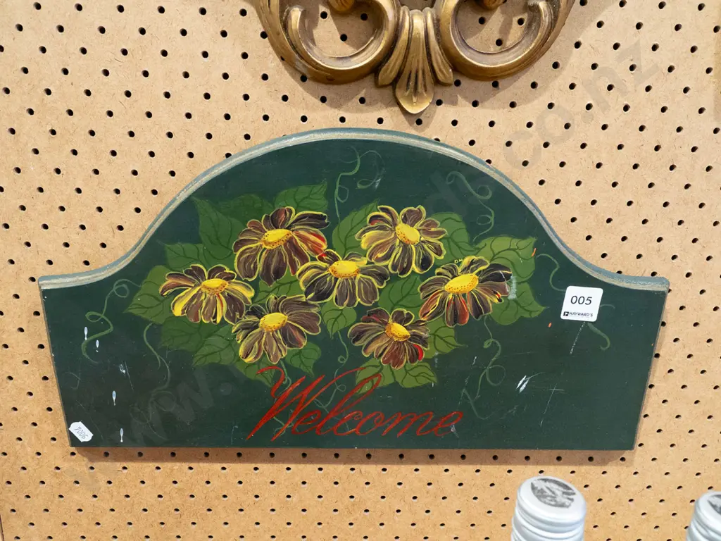 hand painted Welcome sign Image 1++