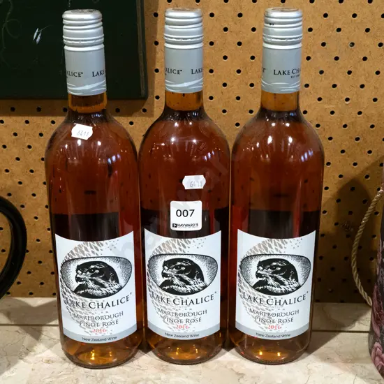 3x Lake Chalice pinot rose 2016
