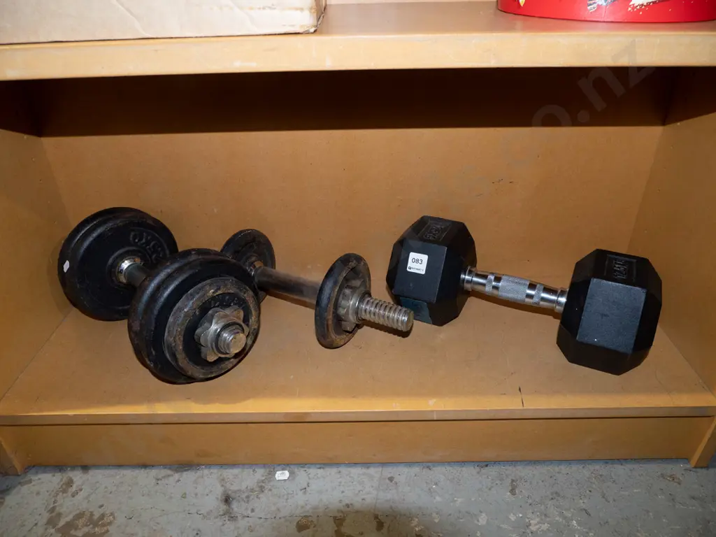 3x hand weights Image 1++