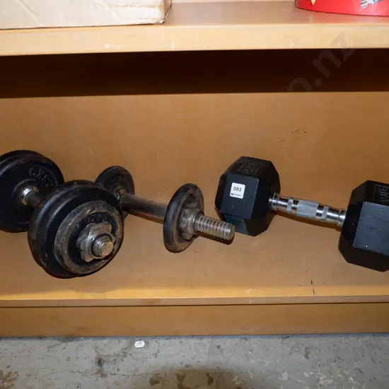 3x hand weights