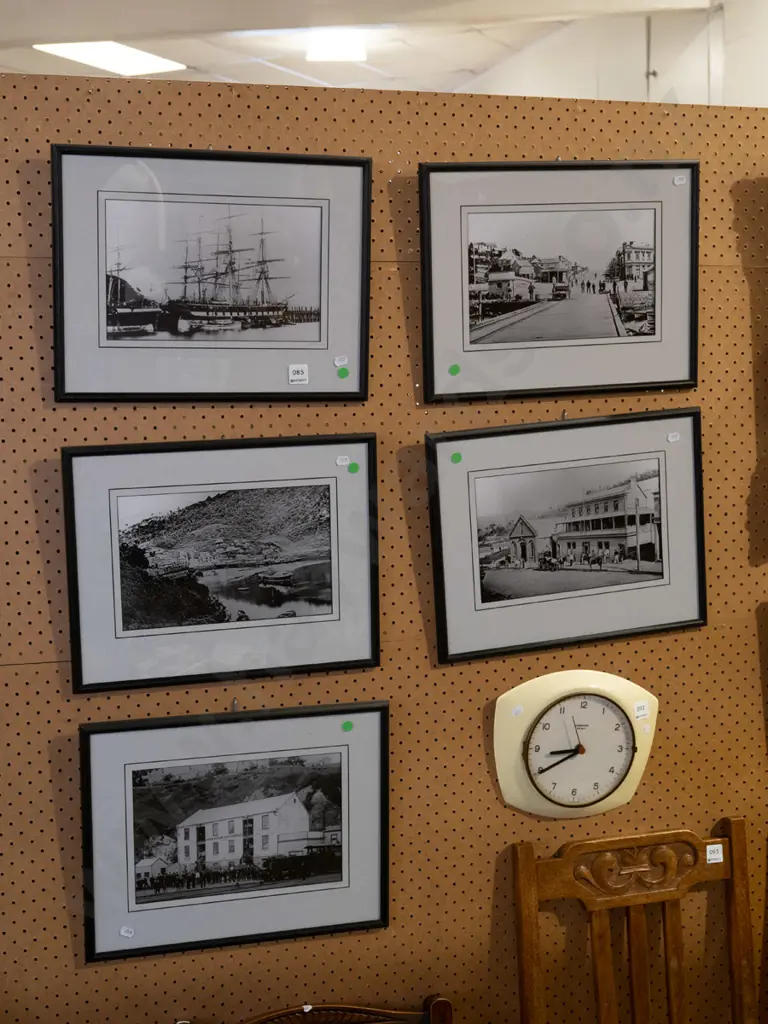 5x framed historic photos of Port Chalmers Image 1++