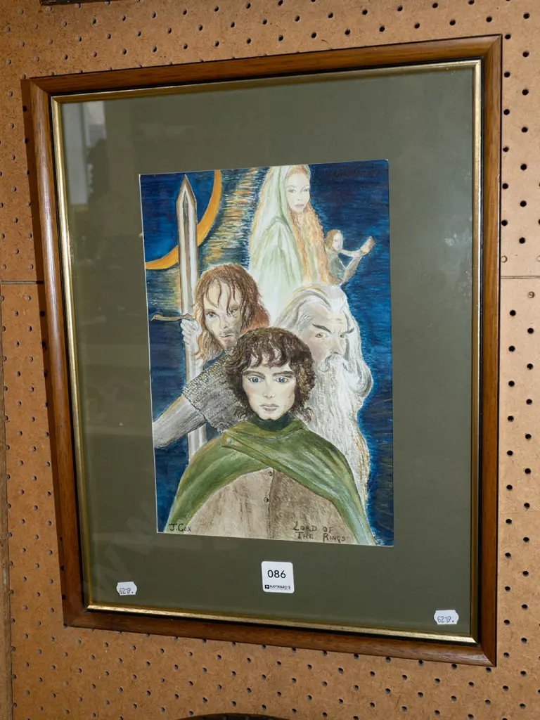 framed Lord of the Rings pencil Image 1++