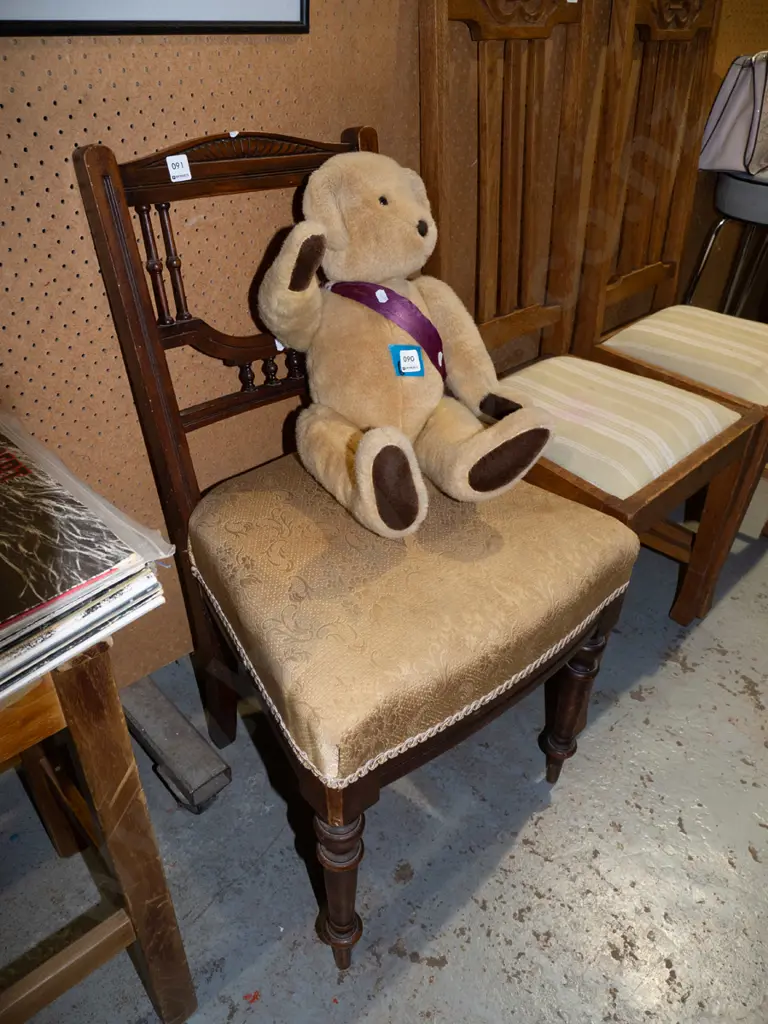 Edwardian turned leg spindle dining chair Image 1++