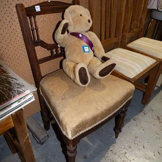 Edwardian turned leg spindle dining chair