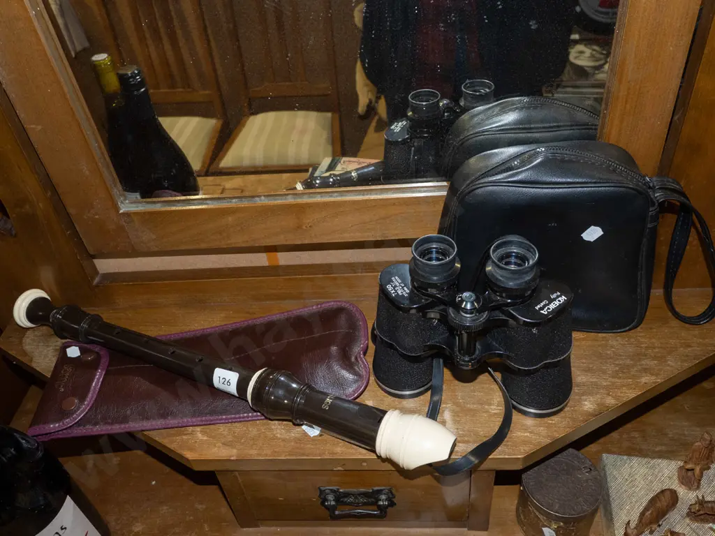 recorder and pair of 7x50 binoculars Image 1++