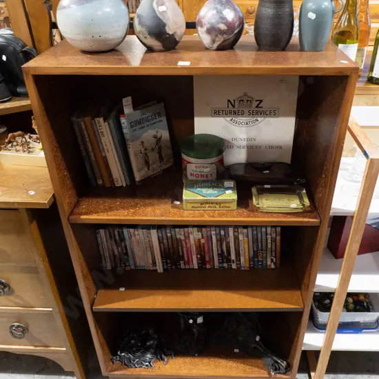 chip board adjustable bookcase H1220 W710 D310